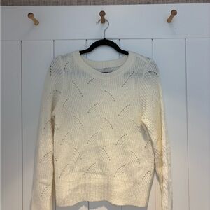 a new day Cream Crew Neck Sweater